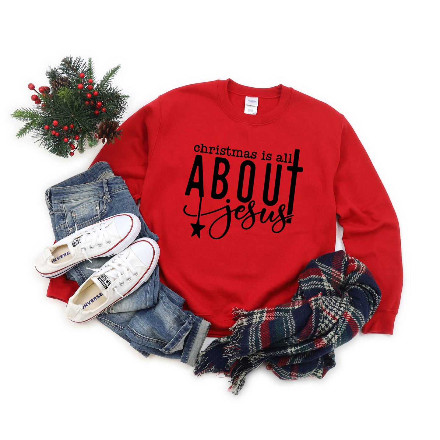 Christmas Is All About Jesus | Sweatshirt