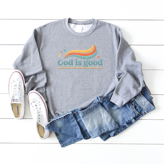 Retro God Is Good | Sweatshirt