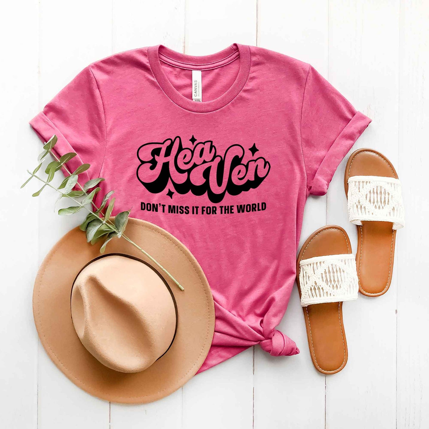 Don't Miss Heaven For The World | Short Sleeve Crew Neck