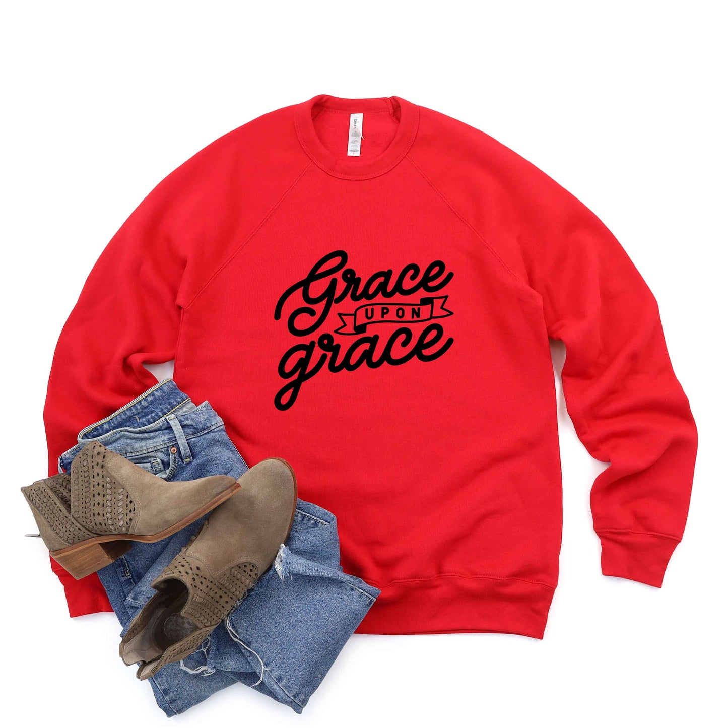 Grace Upon Grace | Bella Canvas Premium Sweatshirt