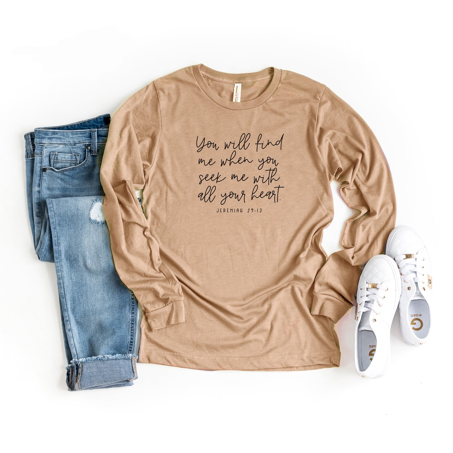 You Will Find Me When You Seek Me | Long Sleeve Crew Neck