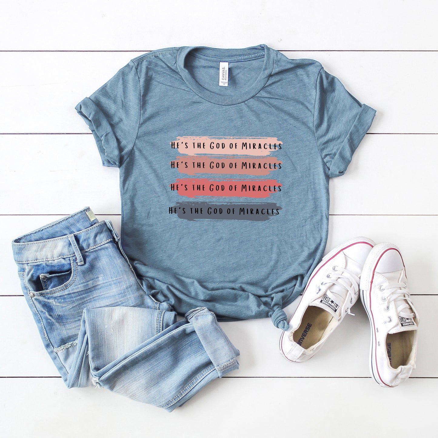 He Is The God Of Miracles | Short Sleeve Crew Neck