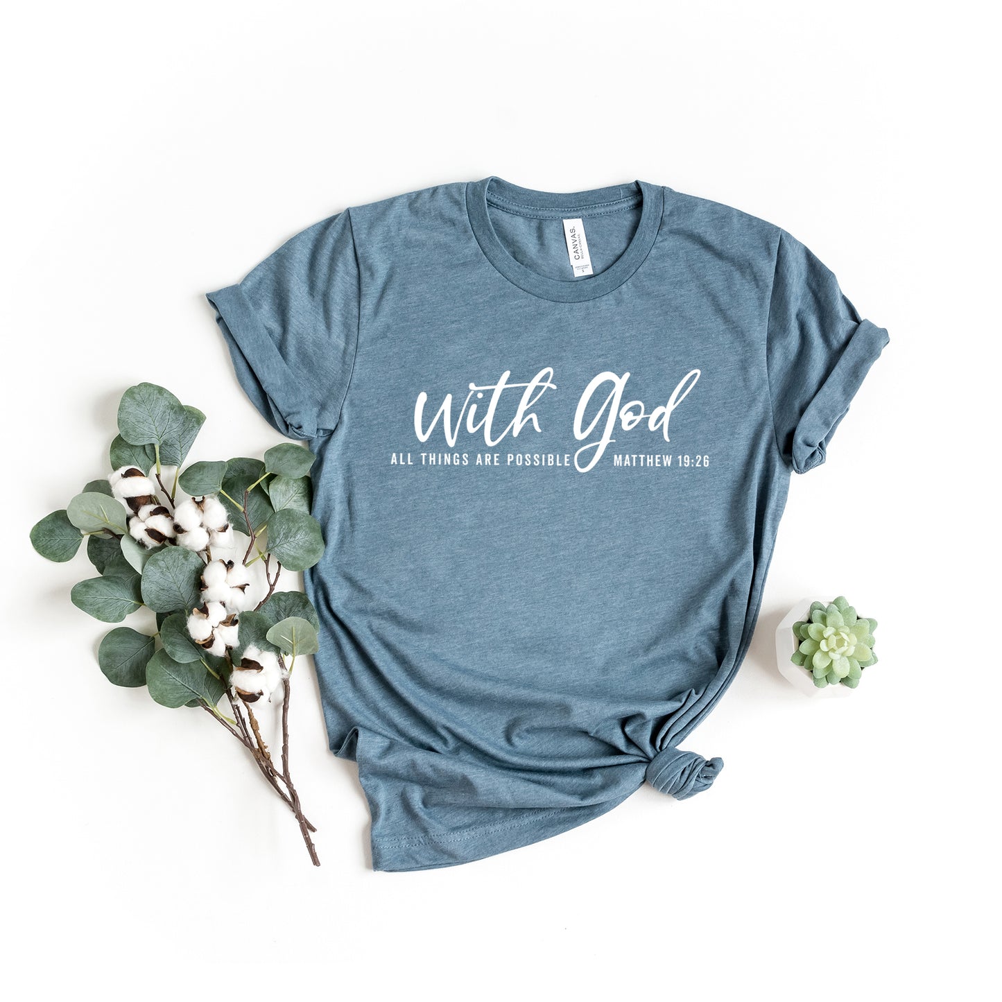 With God | Short Sleeve Crew Neck