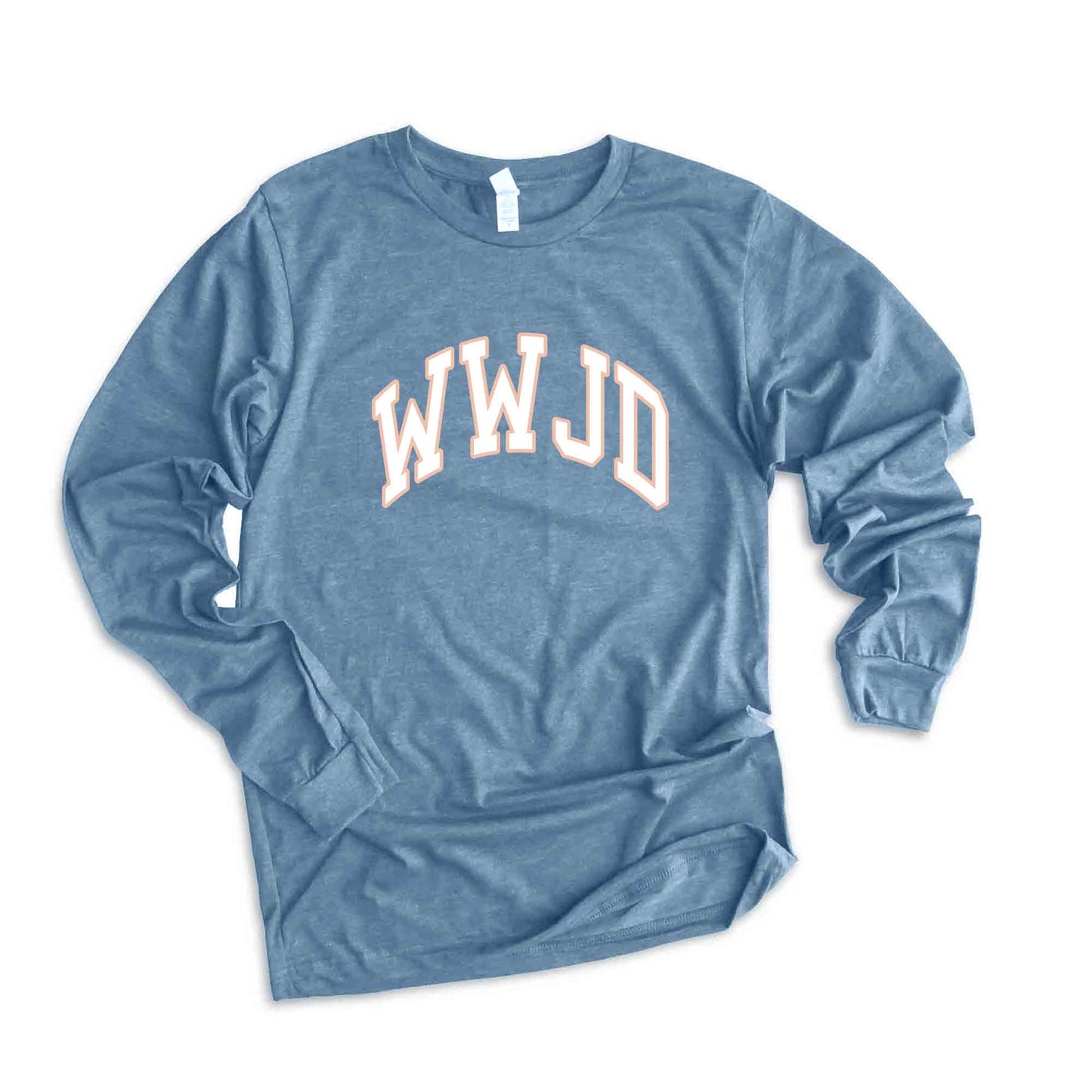 WWJD Varsity | Long Sleeve Crew Neck