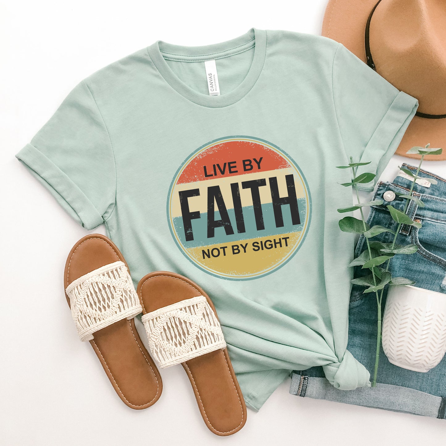 Live By Faith | Short Sleeve Crew Neck