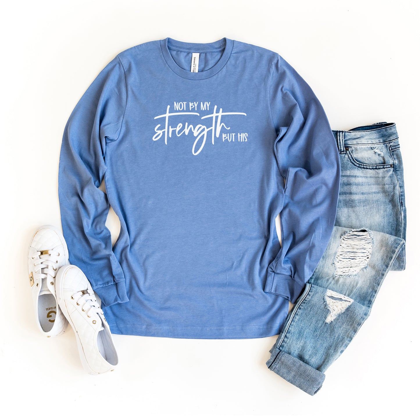 Not By My Own Strength | Long Sleeve Crew Neck