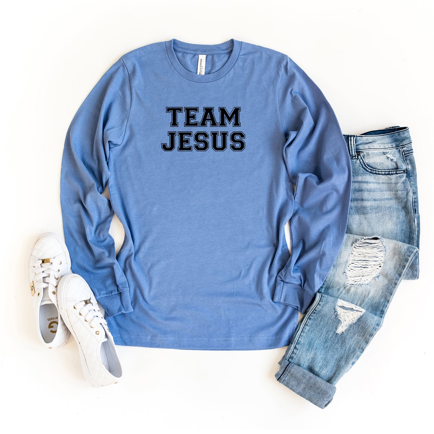 Team Jesus  | Long Sleeve Crew Neck