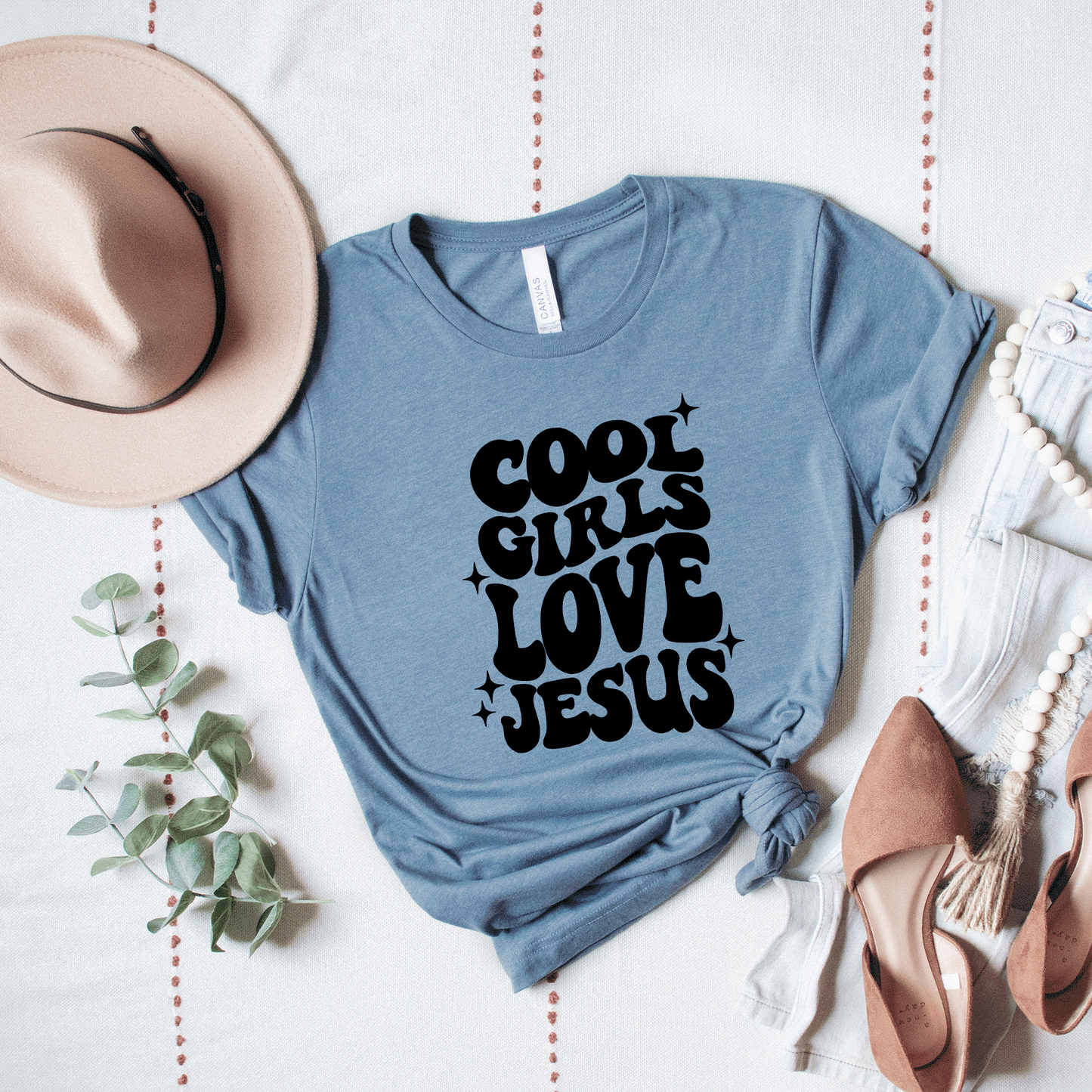 Cool Girls Love Jesus | Short Sleeve Crew Neck