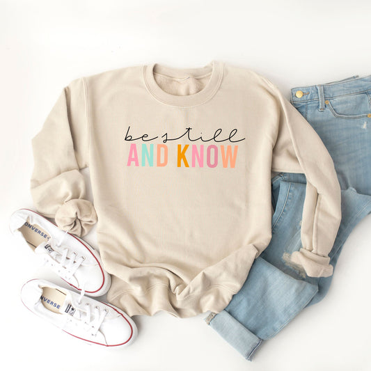 Be Still And Know Colorful | Sweatshirt