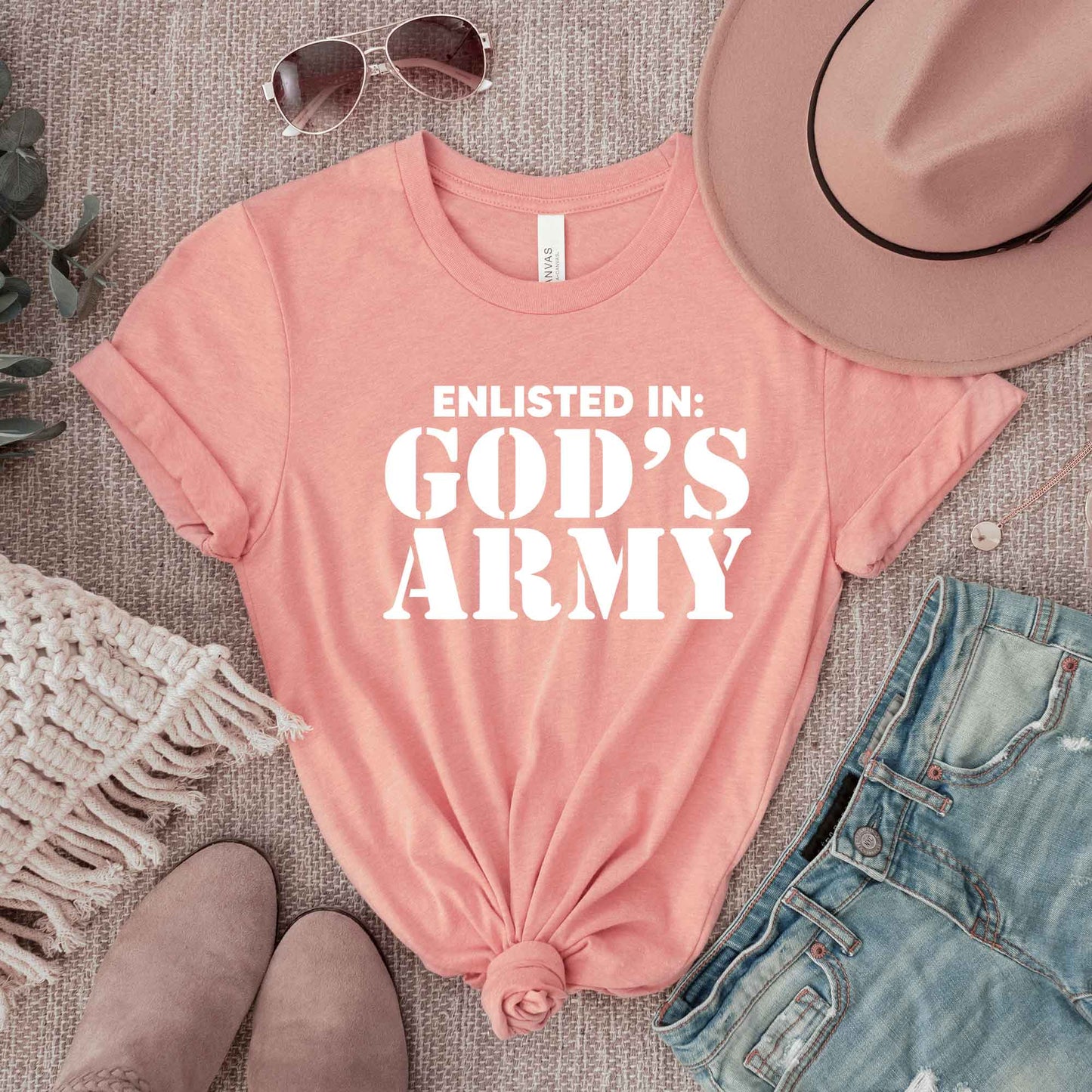 Enlist In God's Army | Short Sleeve Crew Neck
