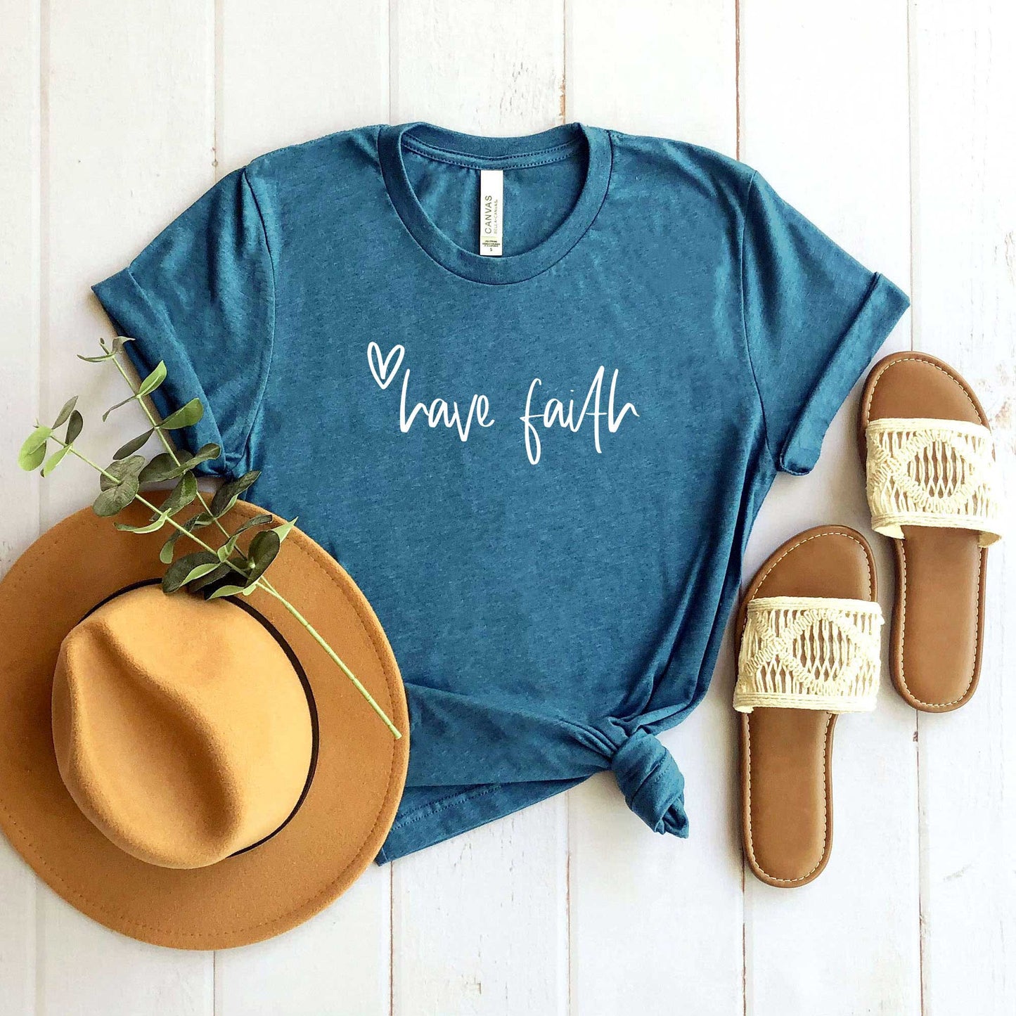 Have Faith Heart | Short Sleeve Crew Neck