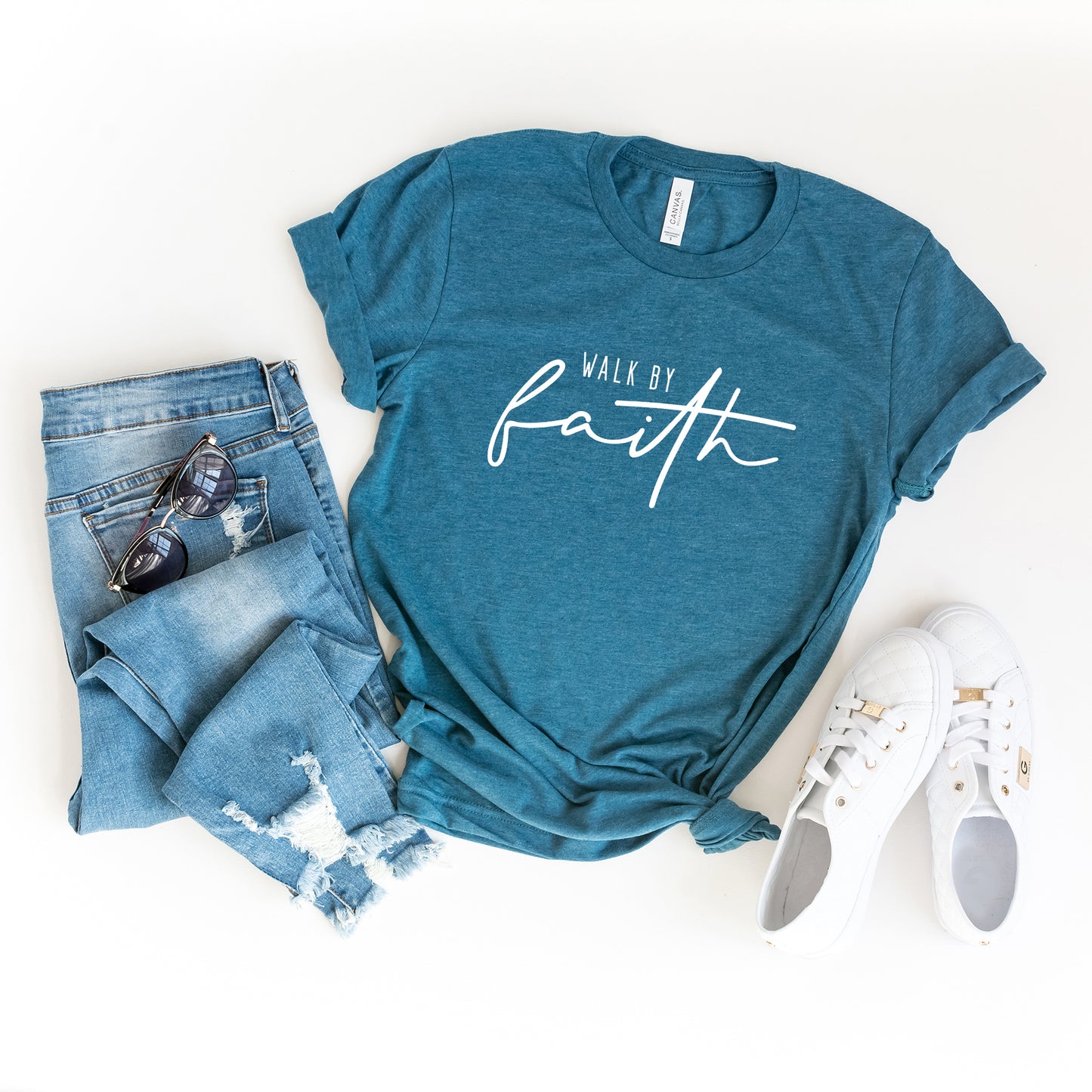 Walk By Faith | Short Sleeve Crew Neck
