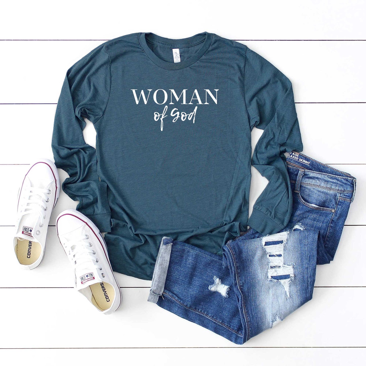 Woman Of God | Long Sleeve Crew Neck