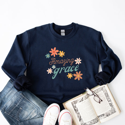 Amazing Grace Flowers | Sweatshirt