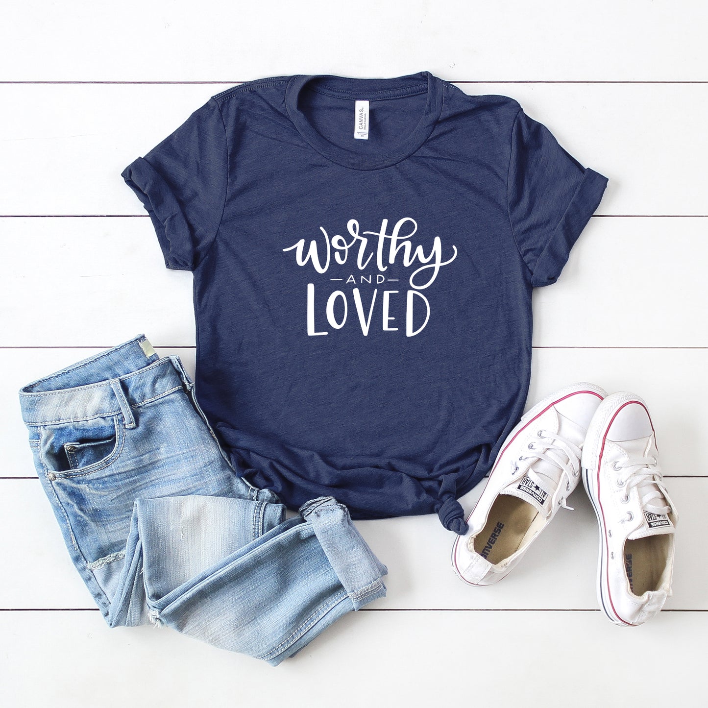 Worthy And Loved | Short Sleeve Crew Neck