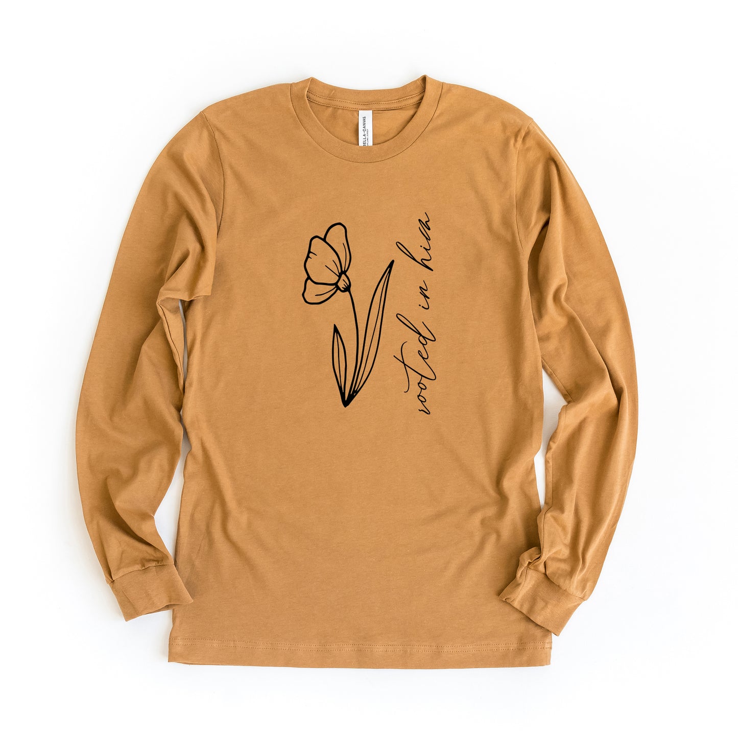 Rooted In Him | Long Sleeve Crew Neck