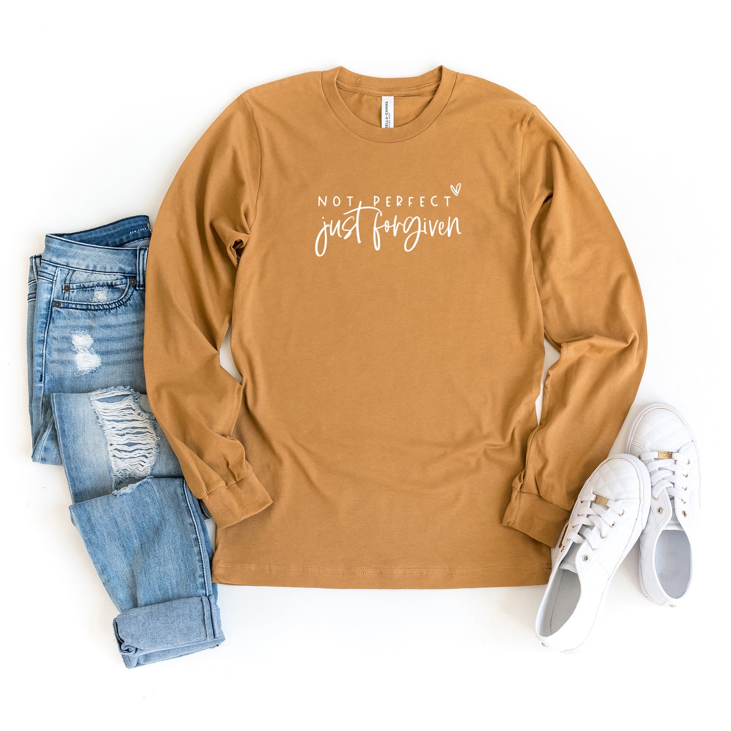 Not Perfect Just Forgiven | Long Sleeve Crew Neck