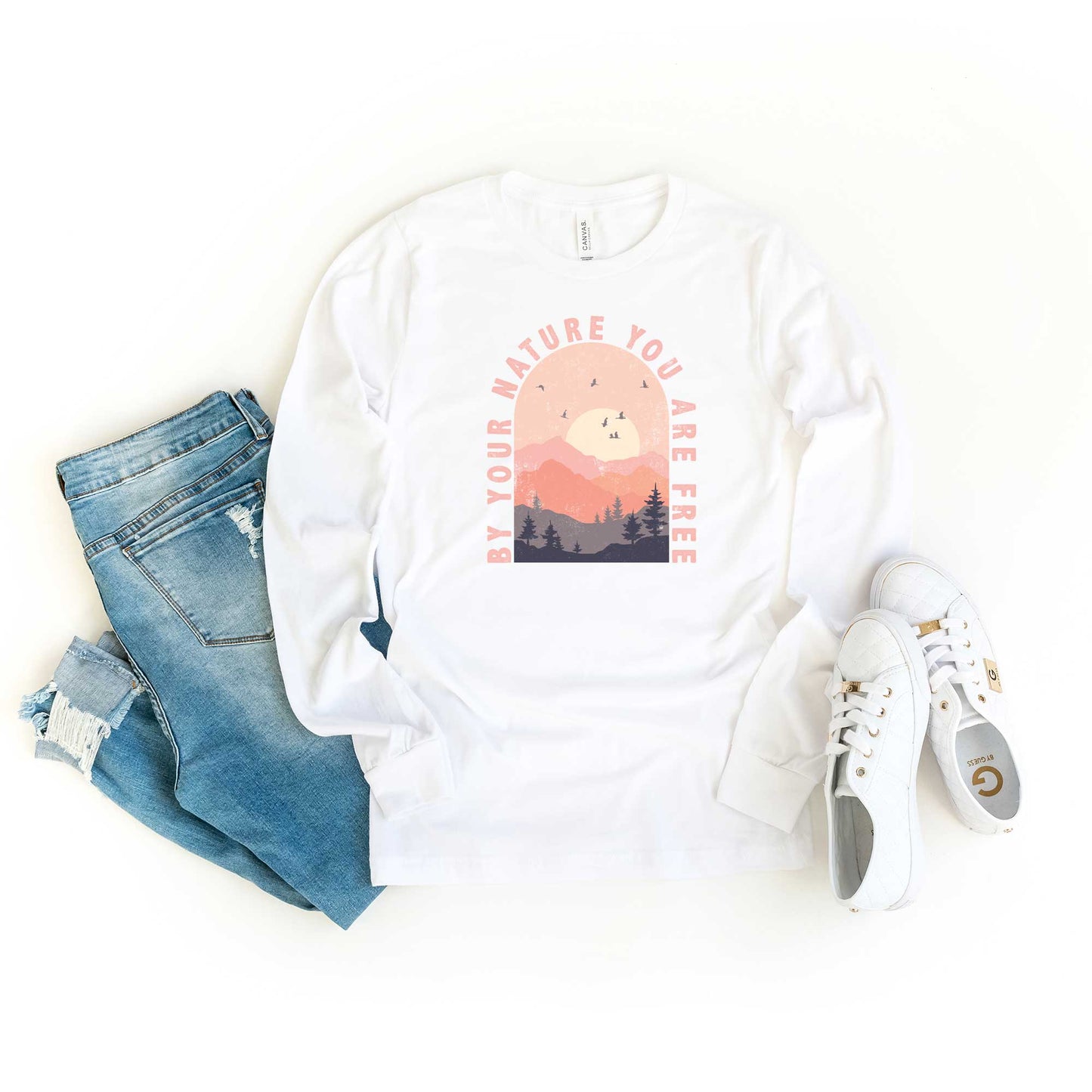 By Your Nature You Are Free | Long Sleeve Crew Neck