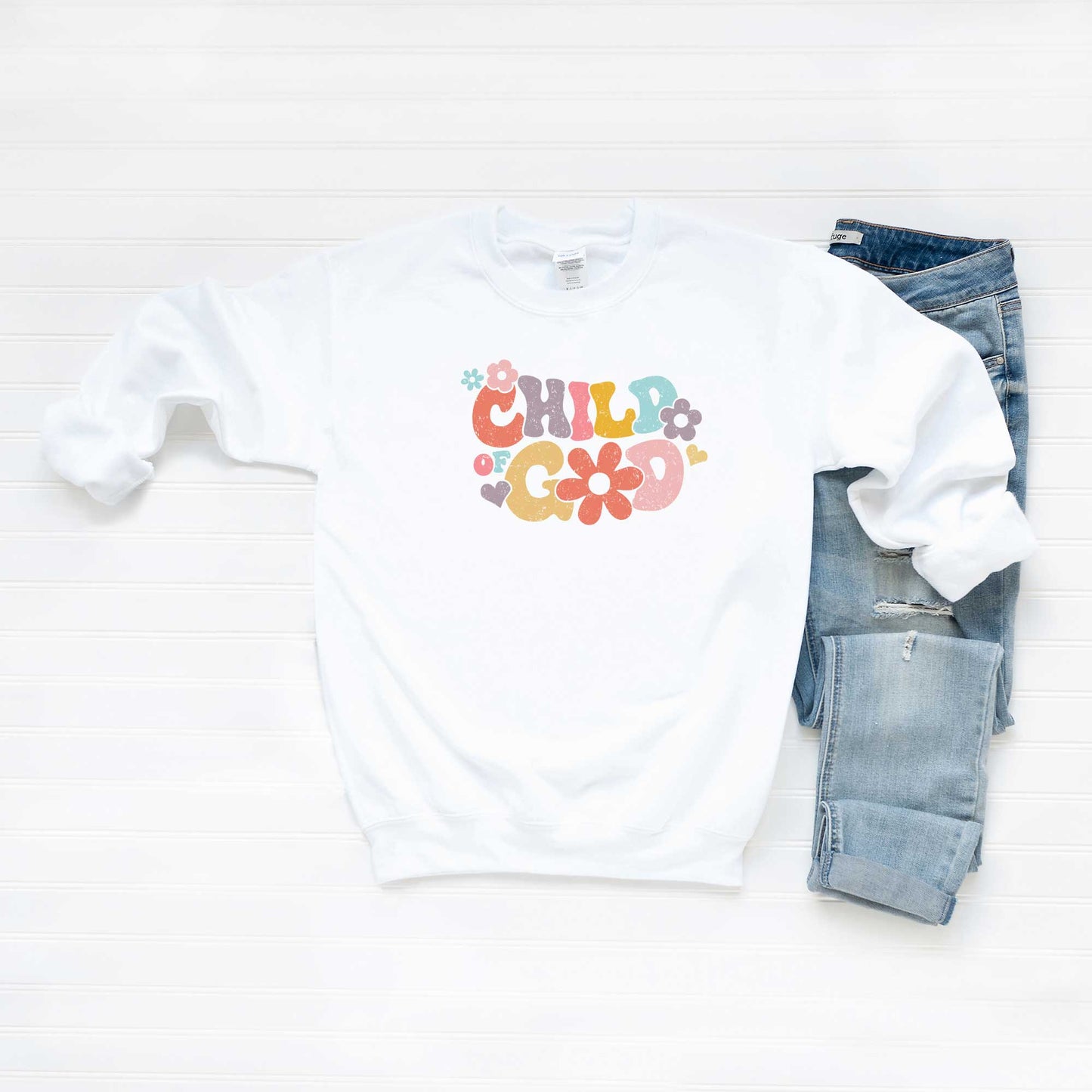 Child Of God Flowers | Sweatshirt