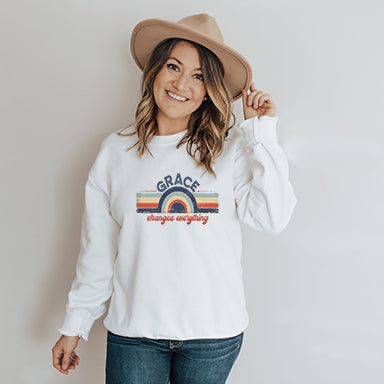 Grace Changes Everything Colorful | Sweatshirt
