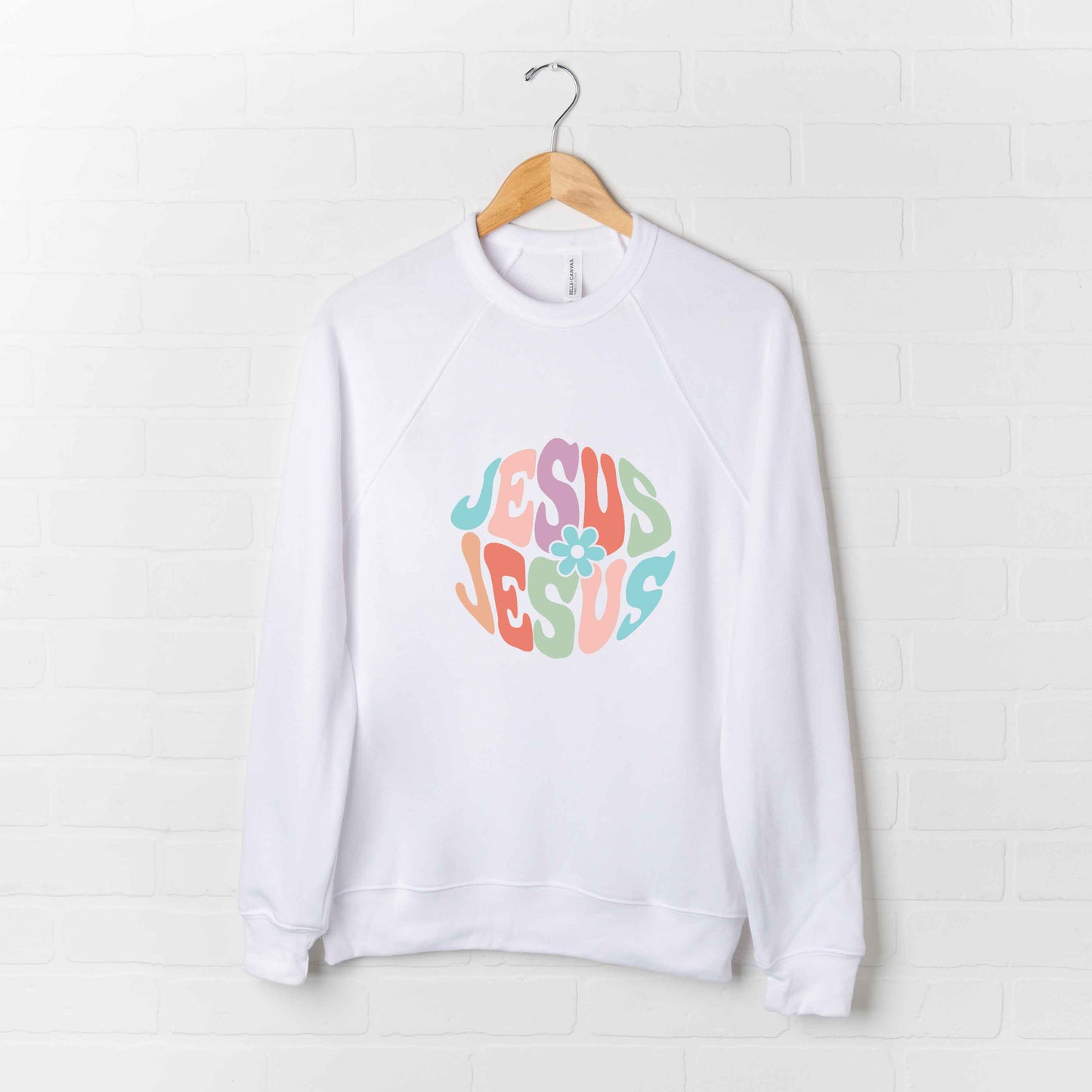Jesus Flowers | Bella Canvas Premium Sweatshirt