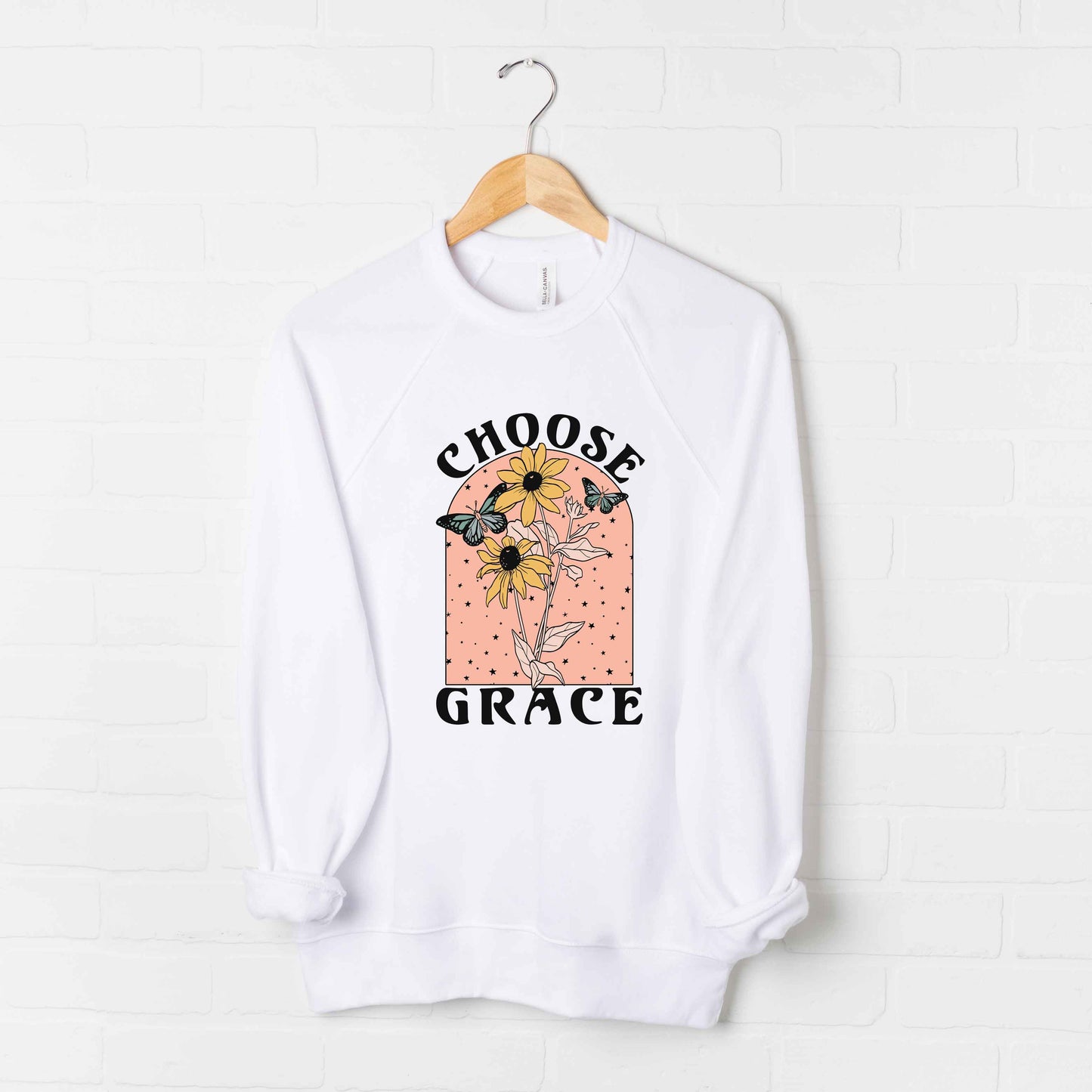 Choose Grace | Bella Canvas Premium Sweatshirt