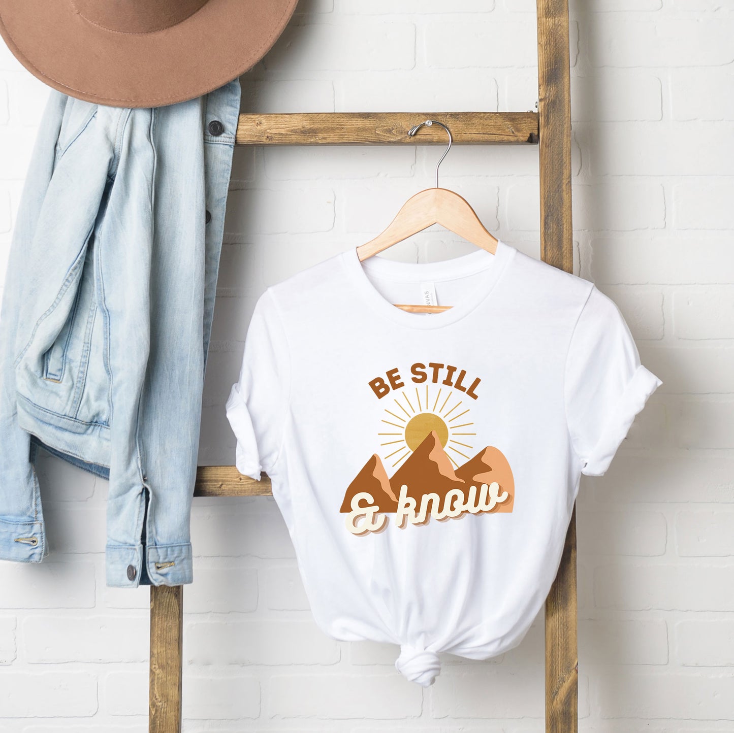 Be Still And Know Mountains | Short Sleeve Crew Neck