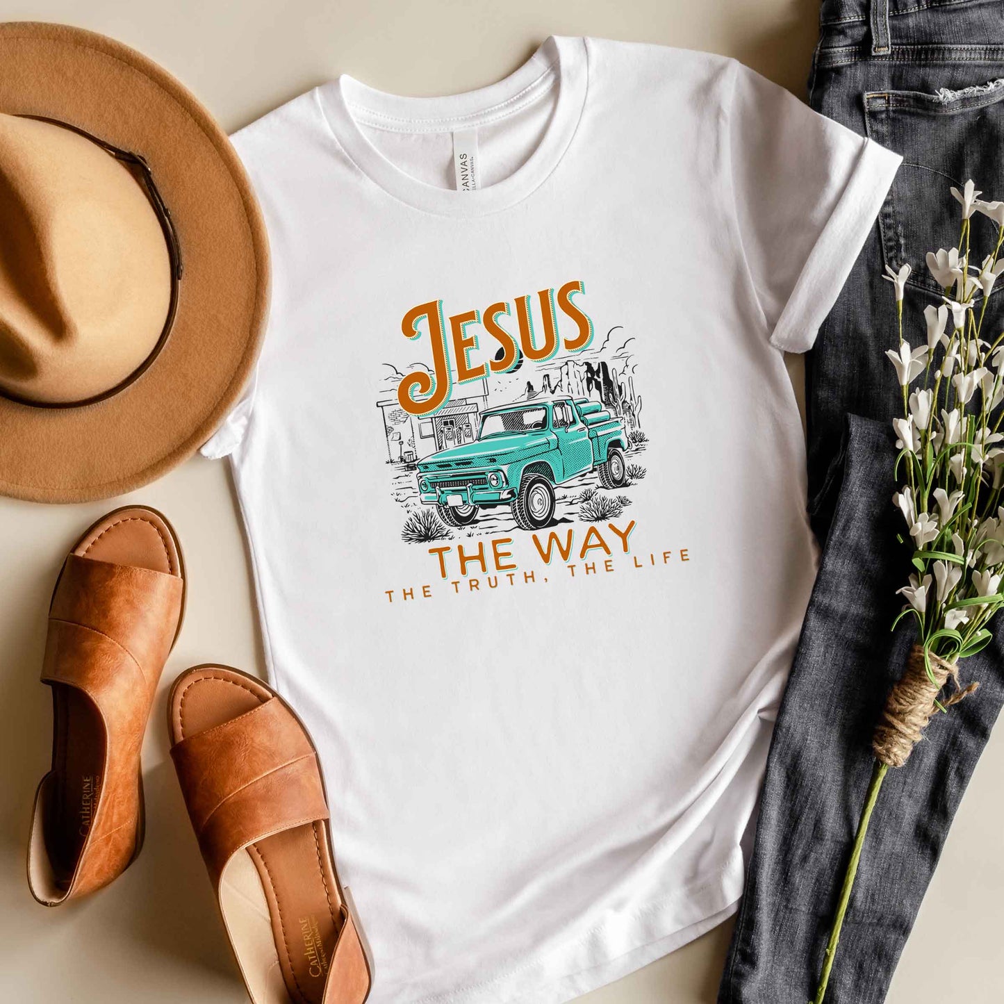 Way Truth Life Stars | Short Sleeve Crew Neck