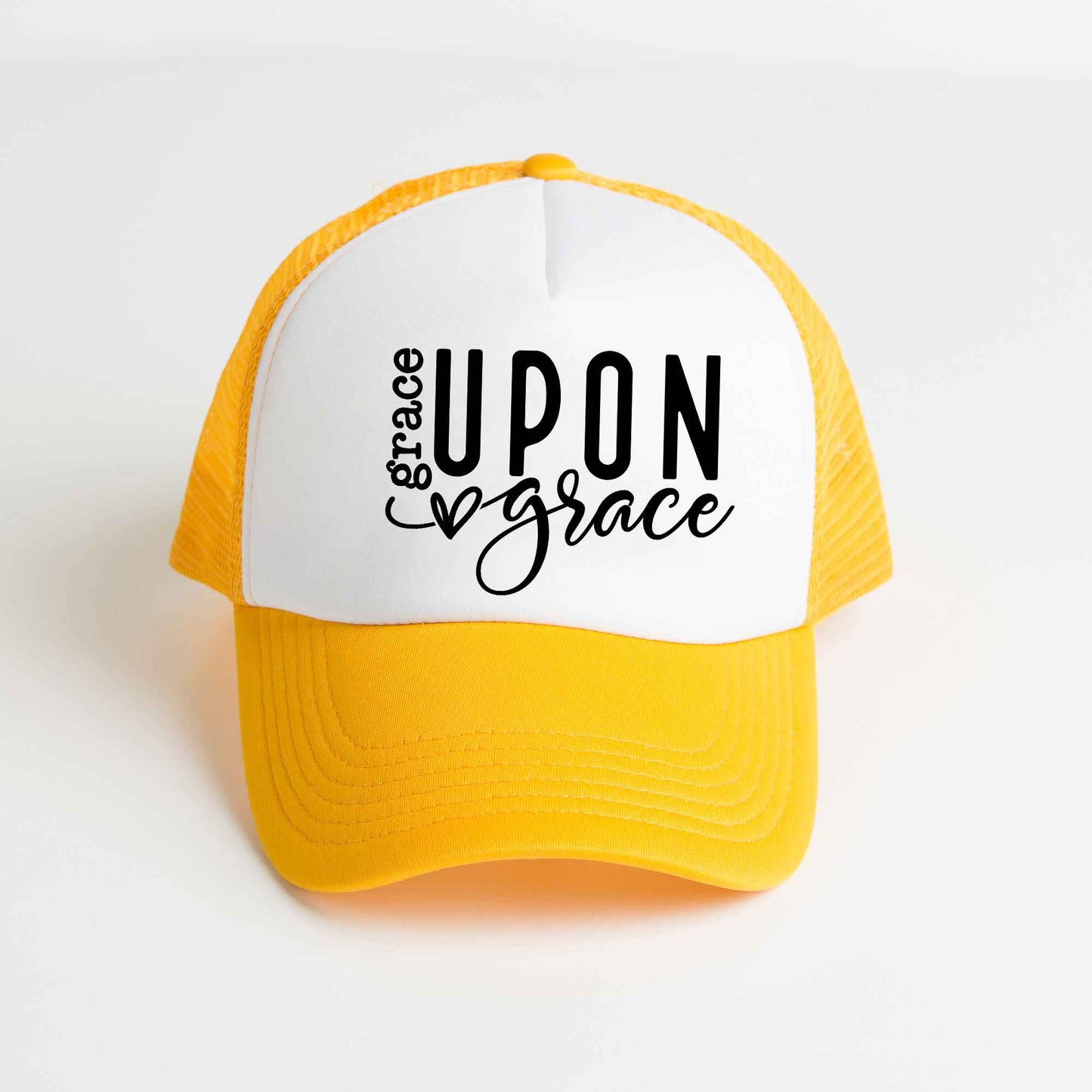 Grace Upon Grace Heart | Foam Trucker Hat