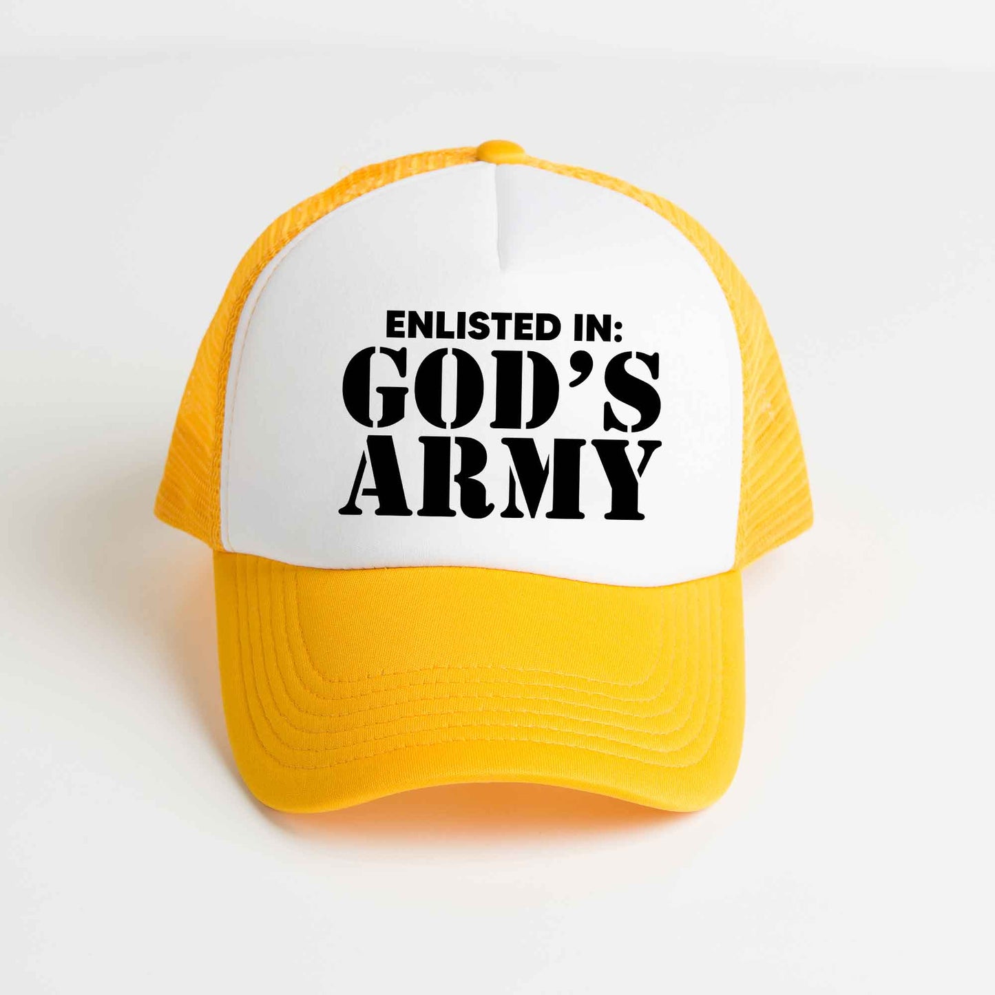 Enlist In God's Army | Foam Trucker Hat