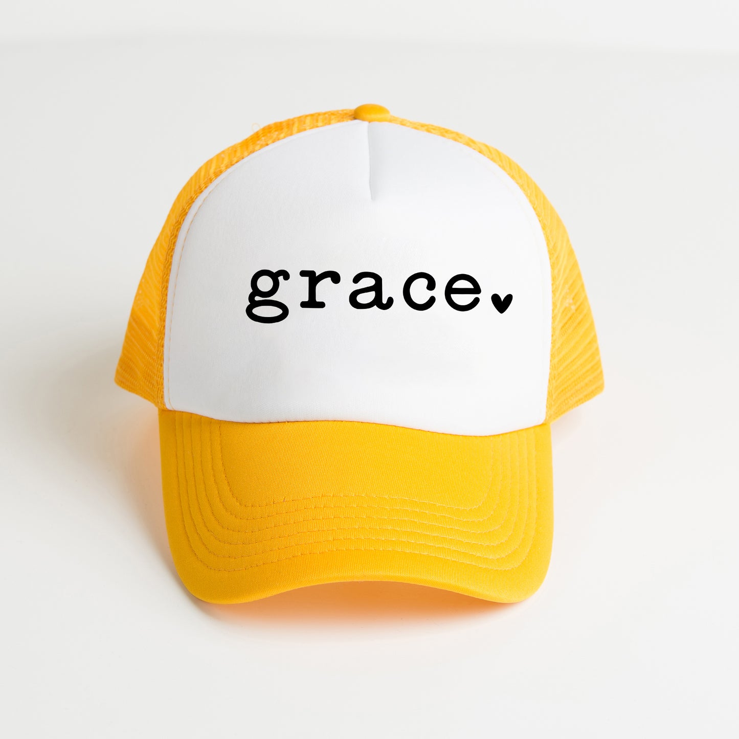 Grace Typewriter With Heart | Foam Trucker Hat