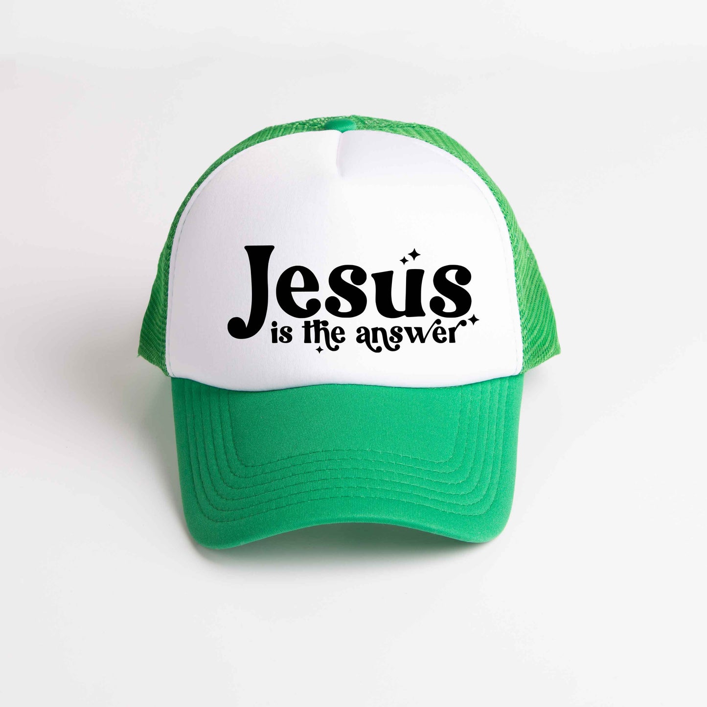 Jesus Is The Answer | Foam Trucker Hat