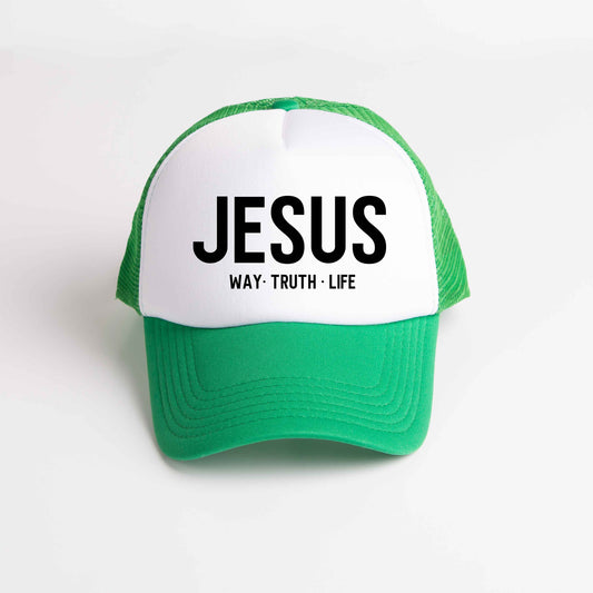 Jesus Wavy Truth Life | Foam Trucker Hat