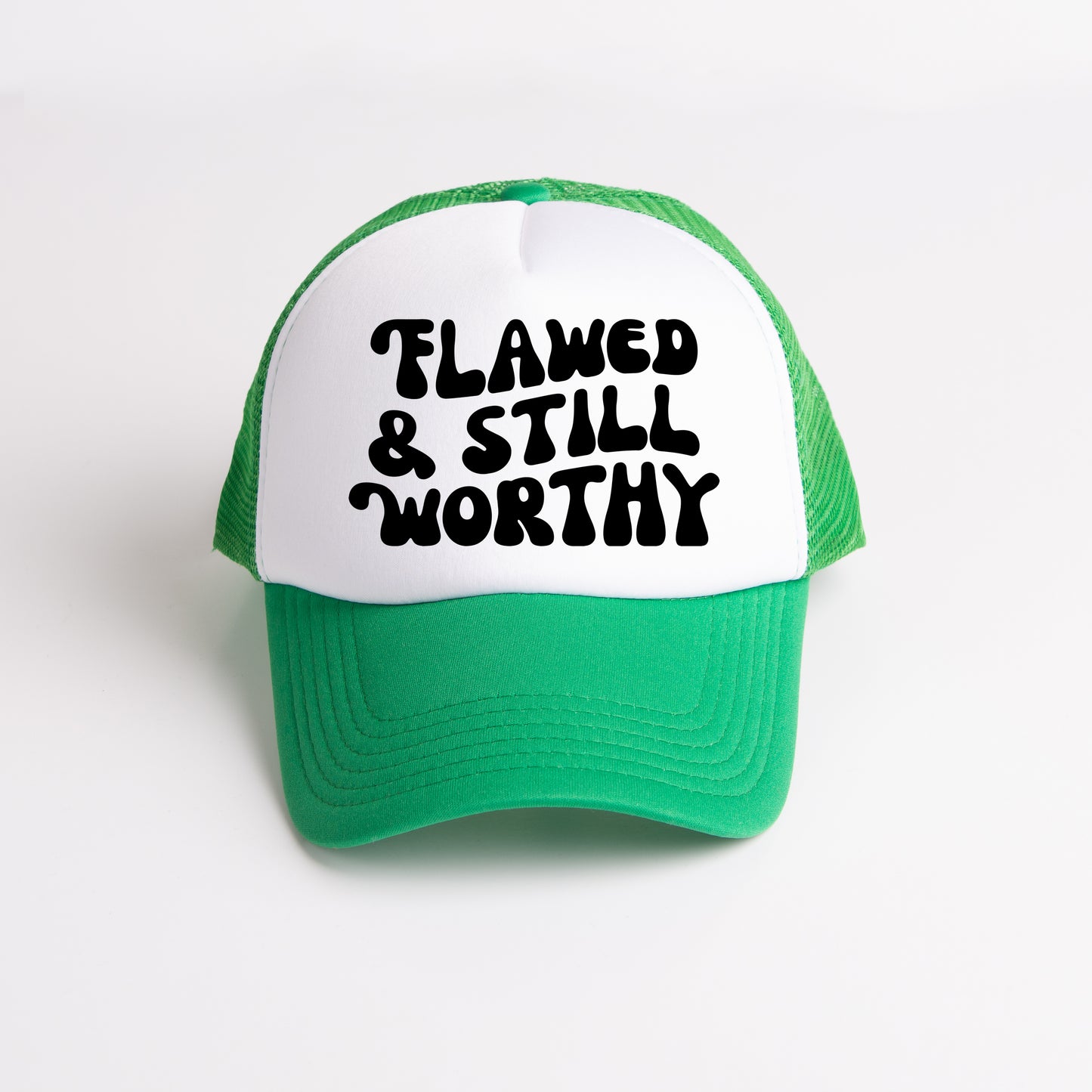 Retro Flawed And Still Worthy | Foam Trucker Hat