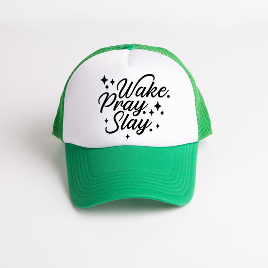 Wake Pray Slay | Foam Trucker Hat