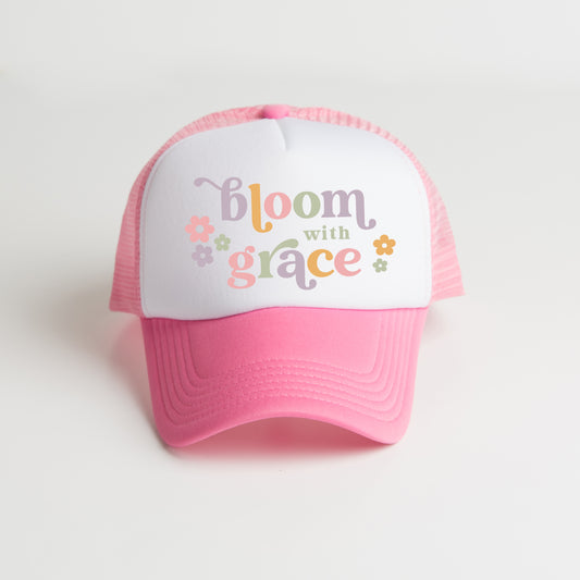 Bloom With Grace Retro | Foam Trucker Hat