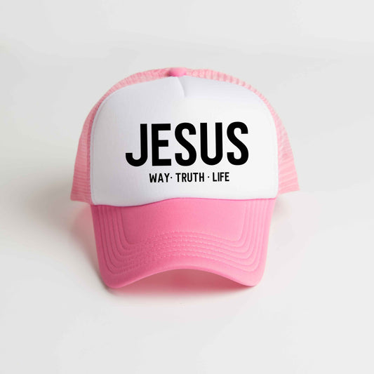 Jesus Wavy Truth Life | Foam Trucker Hat