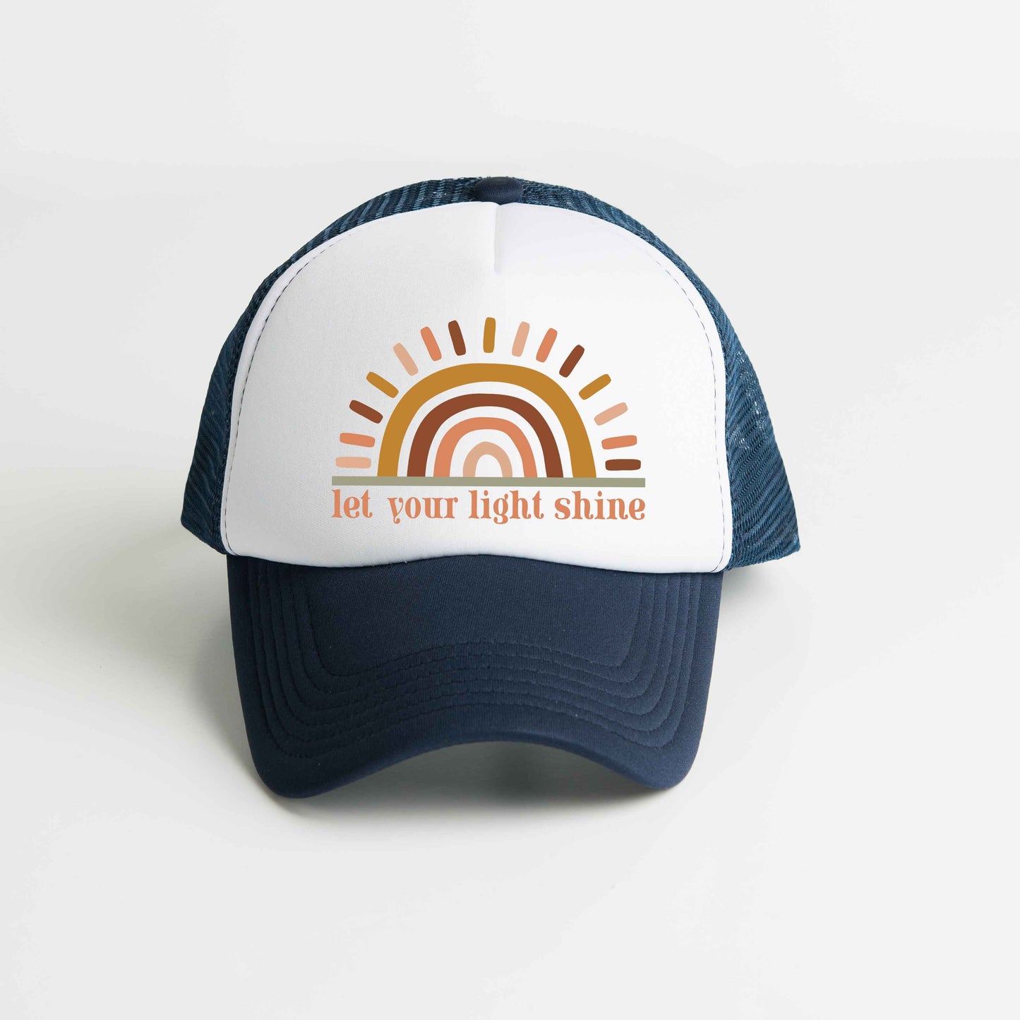Let Your Light Shine Colorful Sun | Foam Trucker Hat