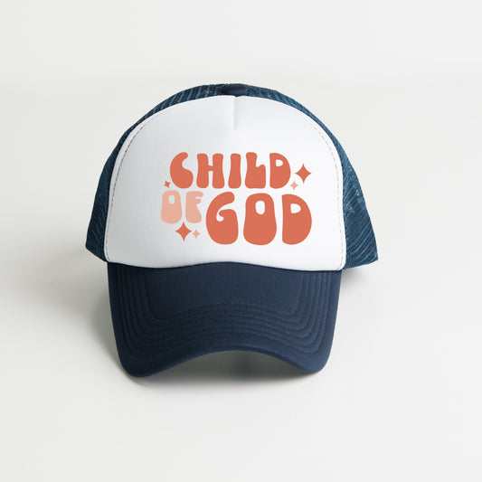 Retro I Am A Child Of God | Foam Trucker Hat