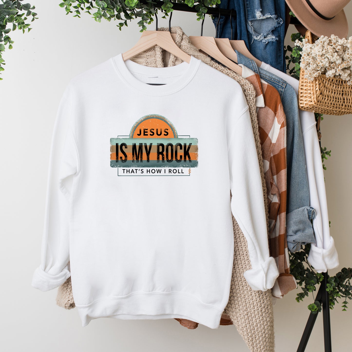 Jesus Is My Rock | Sweatshirt