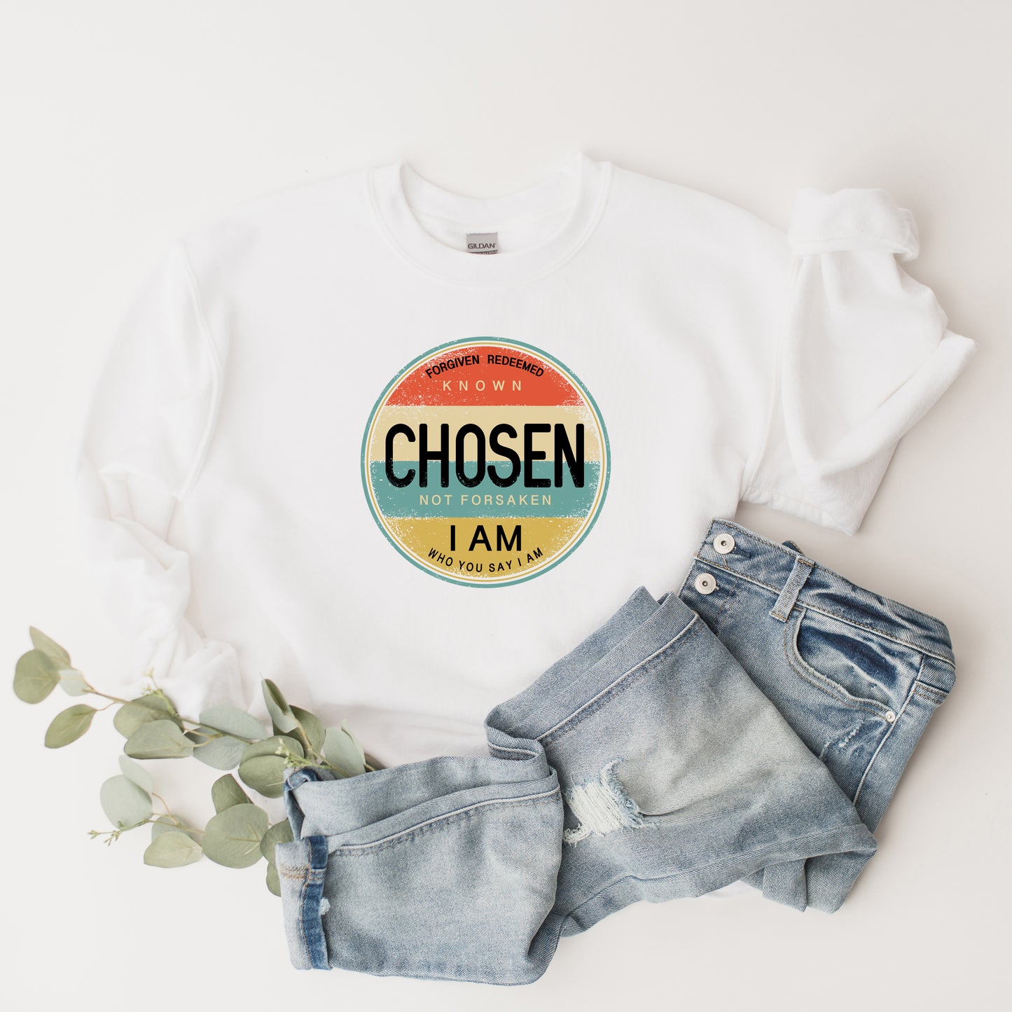 Chosen Not Forsaken Colorful | Sweatshirt