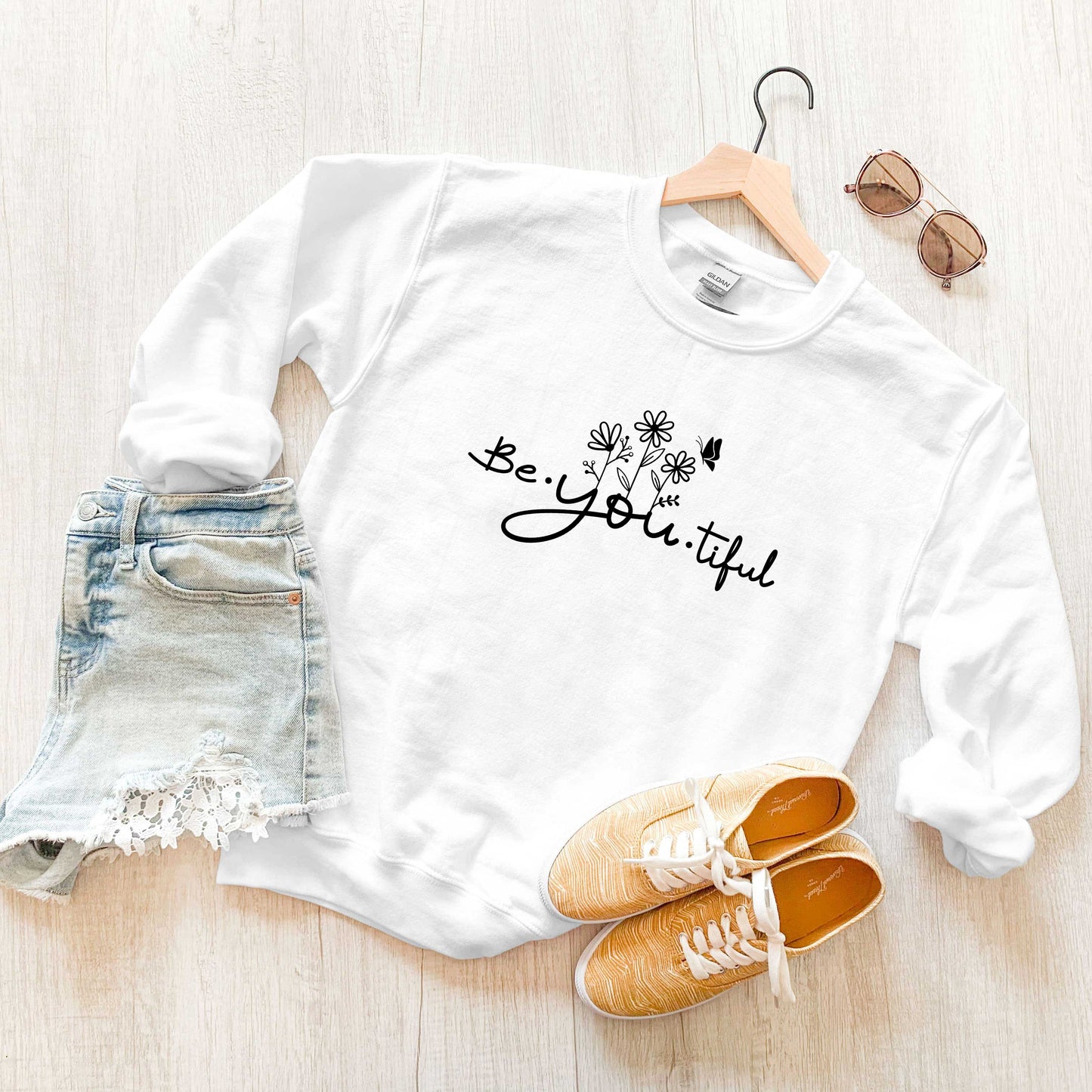Be_You_Tiful Flowers | Sweatshirt