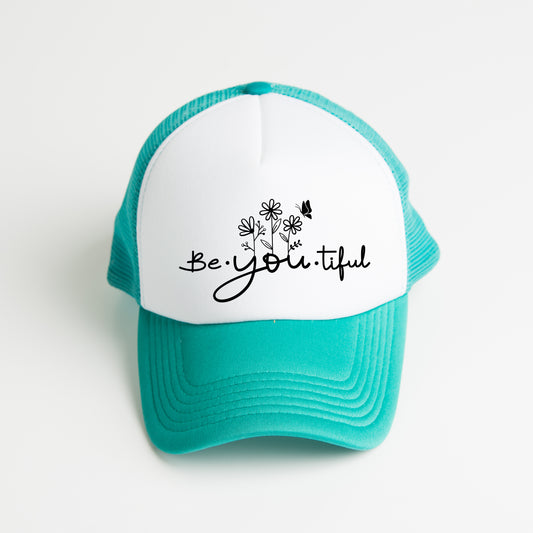 Be_You_Tiful Flowers | Foam Trucker Hat