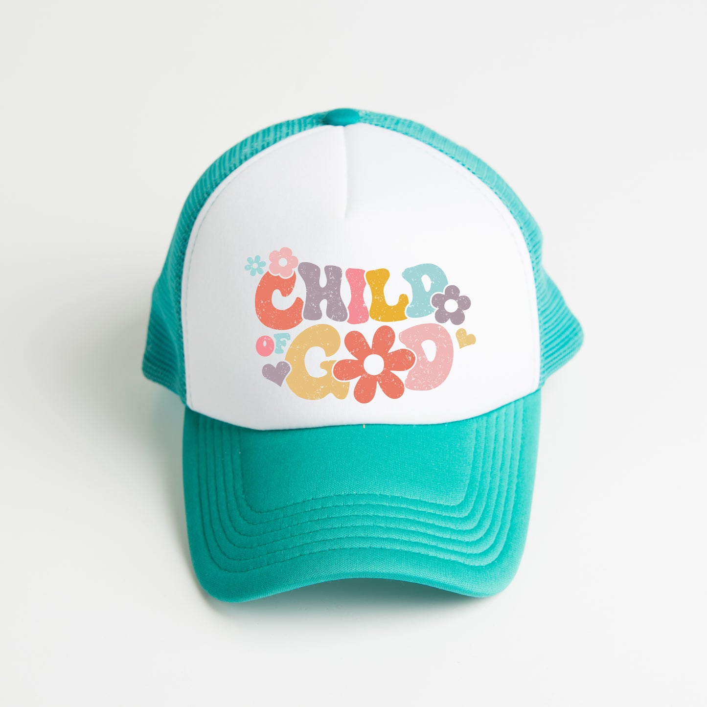 Child Of God Flowers | Foam Trucker Hat